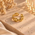 Bague Cléia - Doré