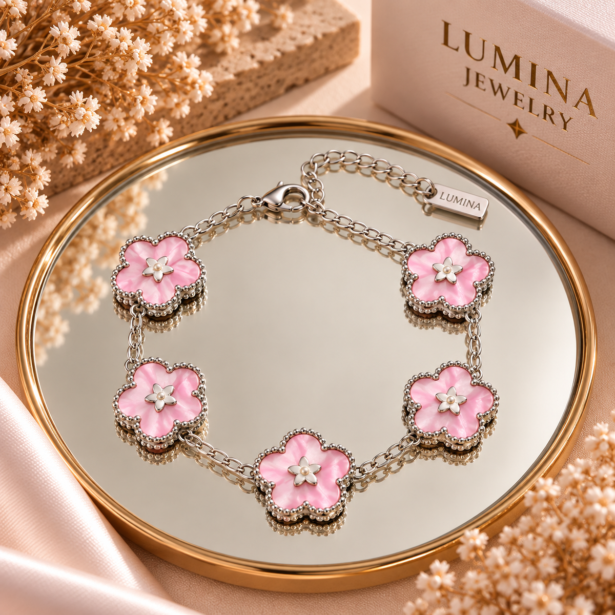 Bracelet Capucine Rose