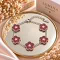 Bracelet Capucine Rouge Foncé