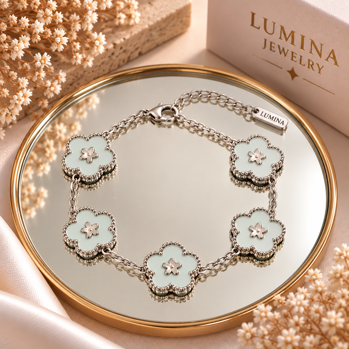 Bracelet Capucine Vert Macaron
